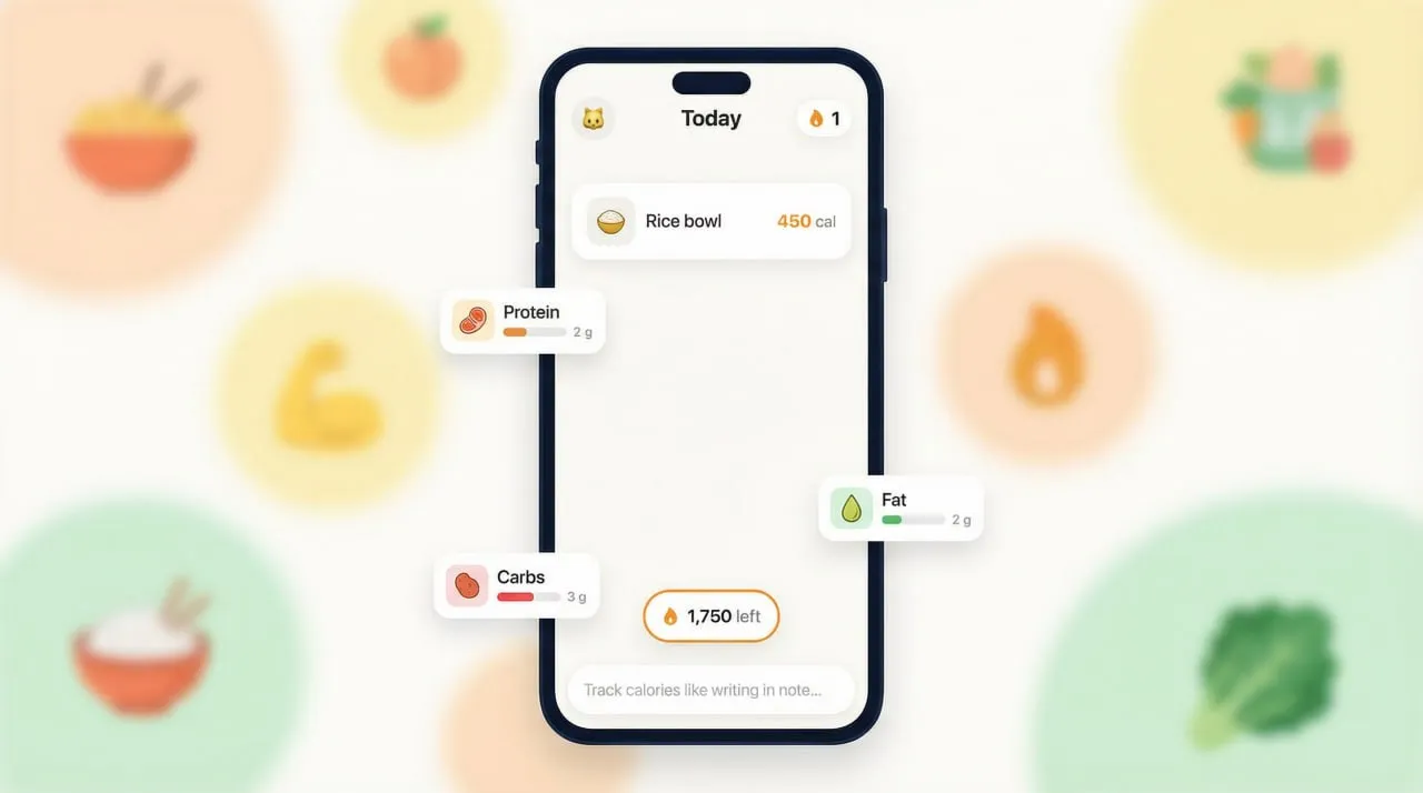 Nutrilog, a calorie tracking app built with the Fastshot AI app builder