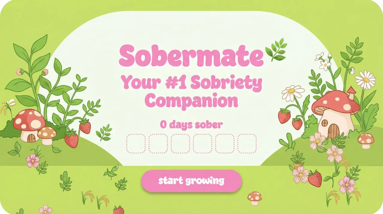 Sober Mate, a sobriety companion app built with the Fastshot AI app builder